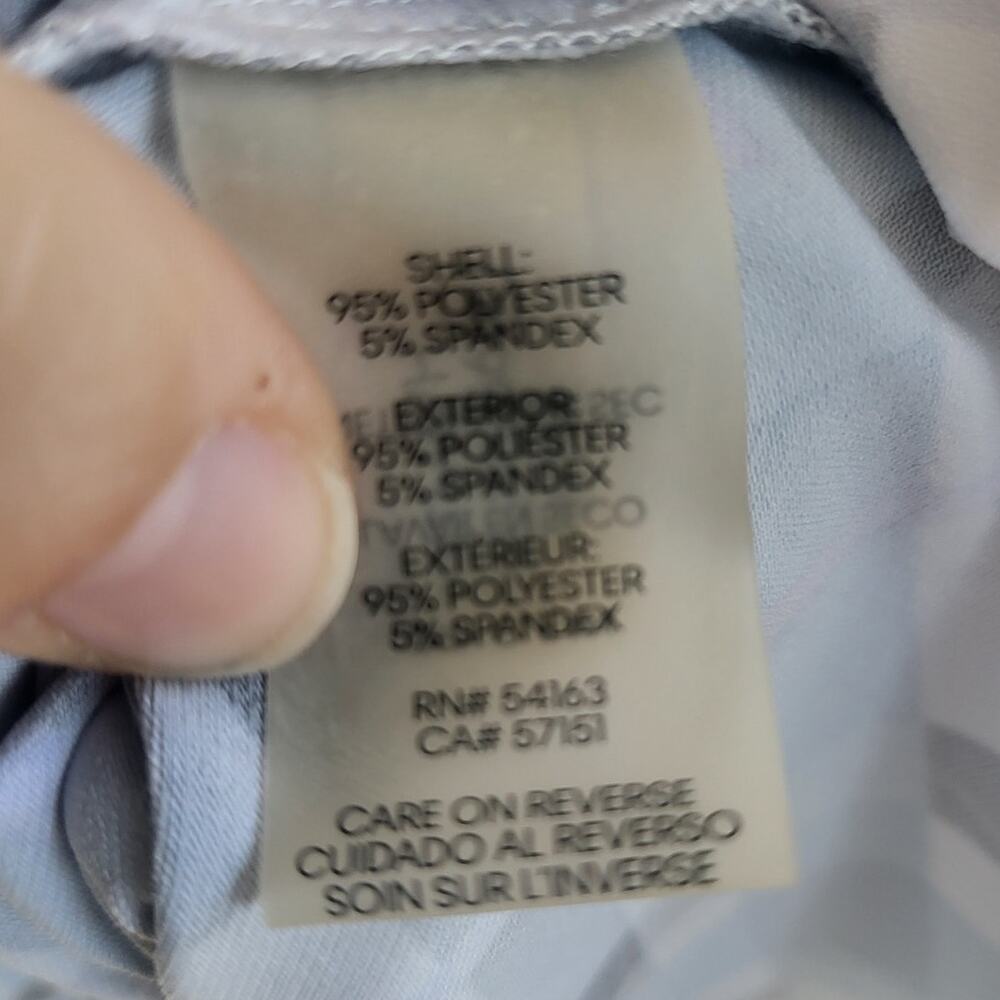 Calvin Klein Pastel Blue, Purple and B&W Geo Print Short Sleeve Shirt - PM - Picture 5 of 5